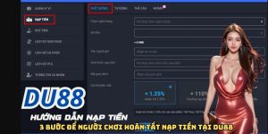 3 bước để người chơi hoàn tất nạp tiền tại DU88